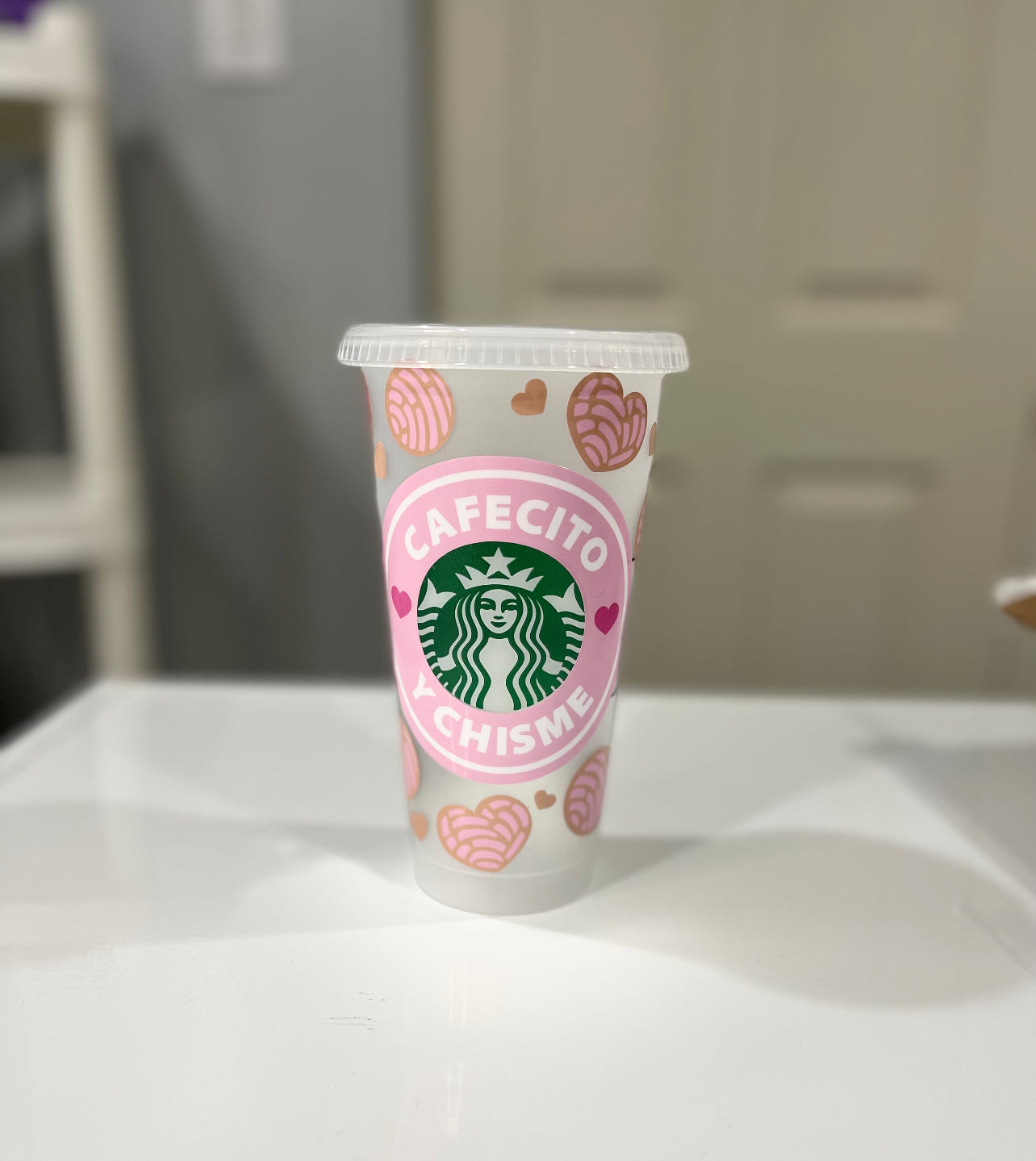 Cafecito y  Chisme cold cup